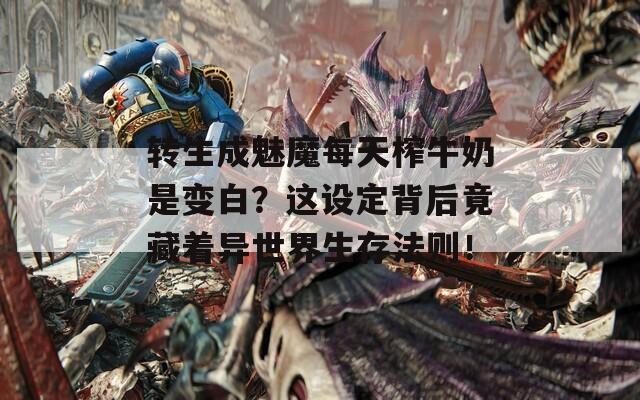 转生成魅魔每天榨牛奶是变白？这设定背后竟藏着异世界生存法则！