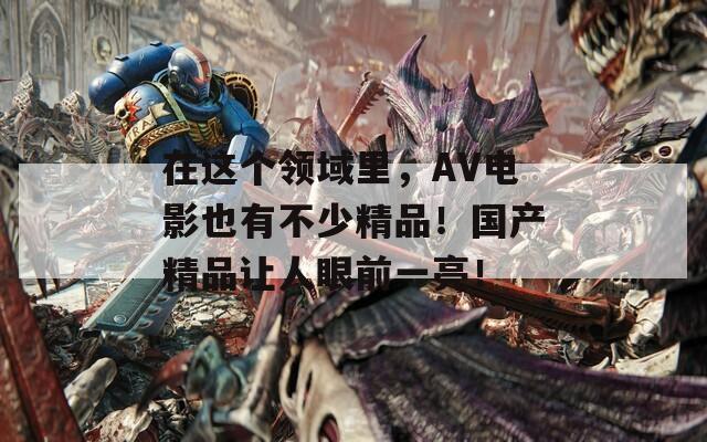 在这个领域里，AV电影也有不少精品！国产精品让人眼前一亮！