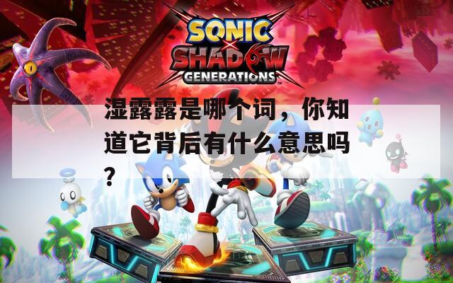 湿露露是哪个词，你知道它背后有什么意思吗？
