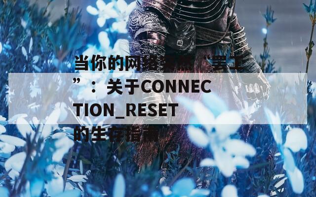 当你的网络突然“罢工”：关于CONNECTION_RESET的生存指南