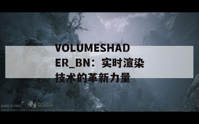 VOLUMESHADER_BN：实时渲染技术的革新力量