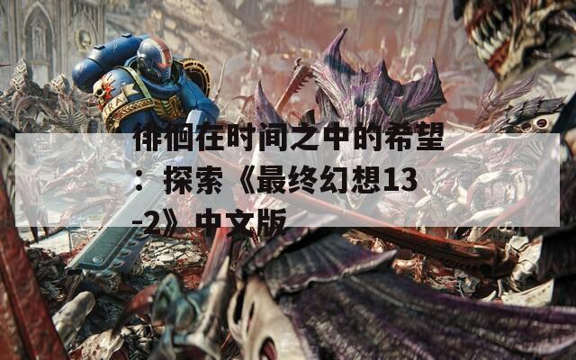 徘徊在时间之中的希望：探索《最终幻想13-2》中文版