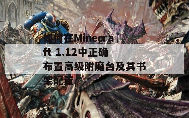 如何在Minecraft 1.12中正确布置高级附魔台及其书架配置