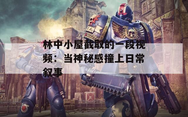 林中小屋截取的一段视频：当神秘感撞上日常叙事
