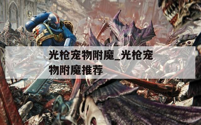 光枪宠物附魔_光枪宠物附魔推荐