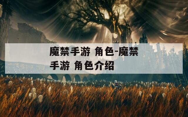 魔禁手游 角色-魔禁手游 角色介绍